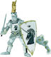 Papo Cavaler Unicorn Argintiu 11 cm (Διάφορα Σχέδια)