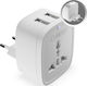 Unidapt A-2035 to Greek Plug Adapter