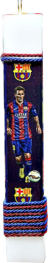 Easter Candle Flat Scented Flat with Football Player Messi Barcelona 25pcs