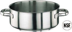 Paderno Series 1000 Stainless Dutch Oven Capacity 13lt with Diameter 36cm and Height 13cm.