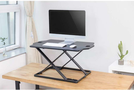 Γραφείο Gaming Ergonomic Standing SD-1 με Ρυθμιζόμενο Ύψος 79.5x54x40.7εκ. Μαύρο
