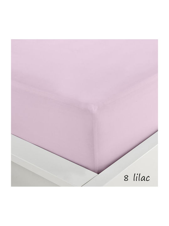 Sunshine Sheet Semi Double with Elastic 120x200+20cm. Menta 152-130-8 Lilac 8