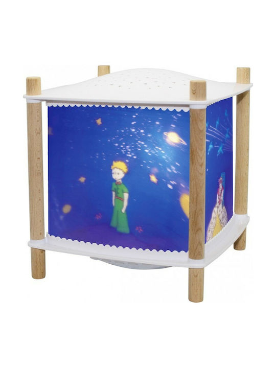 Trousselier Περιστρεφόμενο Παιδικό Φωτιστικό Projector Μικρός Πρίγκιπας με Προβολή Αστεριών Μπλε 17x17x19εκ.