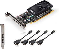 PNY Quadro P1000 rev. 1.0 4GB GDDR5 Κάρτα Γραφικών