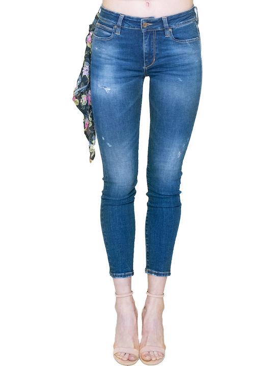 Sandra Damenjeans Mittelhohe Taille in Enger Passform
