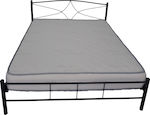 Κρεβάτι Διπλό Μεταλλικό Rhodes 150x200cm