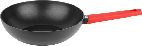 Pal Granite Wok aus Aluminium mit Antihaftbeschichtung Rot 28cm