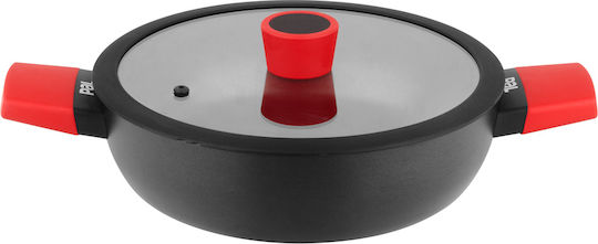 Pal 26cm Saute Aluminum with Non-stick Coating Red