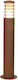Nowodvorski Outdoor Floor Lamp Small Post 10W IP20 for E27 Light Bulb Brown