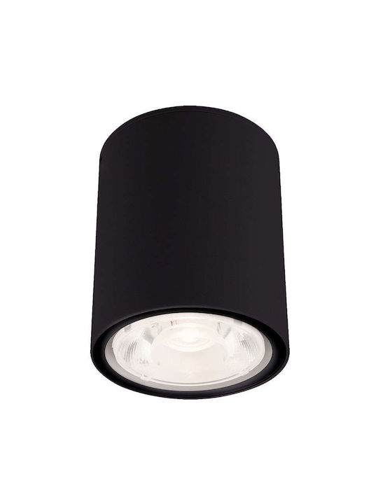 Nowodvorski Outdoor Ceiling Spot with Integrated LED in Black Color 9107
