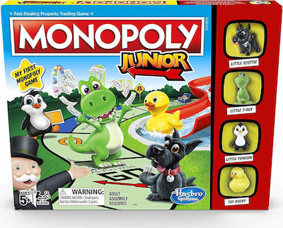 Hasbro Board Game Monopoly Junior My First Monopoly Game for 2-4 Players 5+ Years (EL)