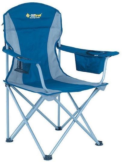 OZtrail Sovereign Chair Beach Blue 81cm