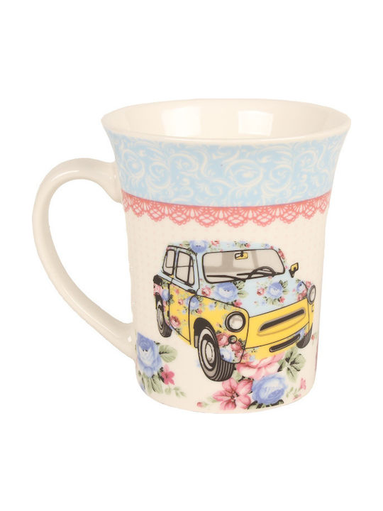 Keskor Car Cană Ceramică Bej 320ml 1buc