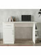 Birou Gavdos Din Lemn Alb Cu Birou 120x52x75cm