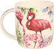 Keskor Flamingo Cană Ceramică Roz 340ml 1buc