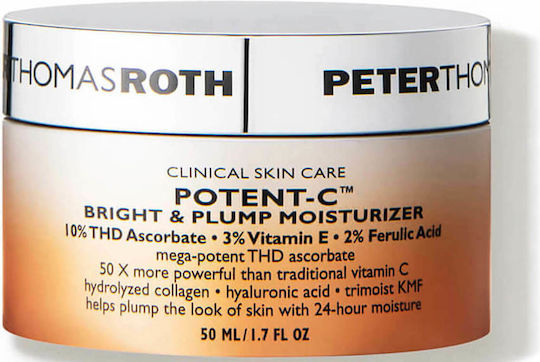 Peter Thomas Roth Potent-C Crema de Față de Zi Hidratare 24h cu Acid Hialuronic și Vitamina C 50ml