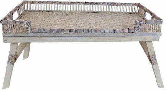 Art et Lumiere Wooden Rectangular Decorative Tray 64x40x32cm
