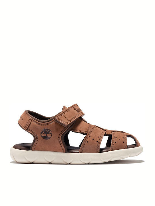 Timberland Nubble Fisherman Anatomic Kindersandalen Tabac Braun