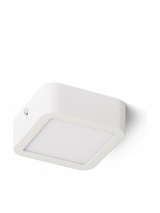 Rendl Light Studio Hue SQ 9 Dimm Ceiling Pătrat În aer liber Panou LED Putere 6W cu Alb Cald Lumini