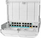 MikroTik netPower 15FR Managed L2 PoE+ Switch with 16 Ethernet Ports and 2 SFP Ports