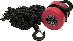 Chain Hoist 5m for Weight Load up to 1t Red