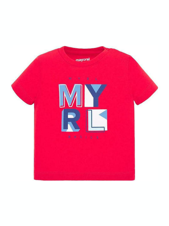 Mayoral Παιδικό T-shirt Κόκκινο