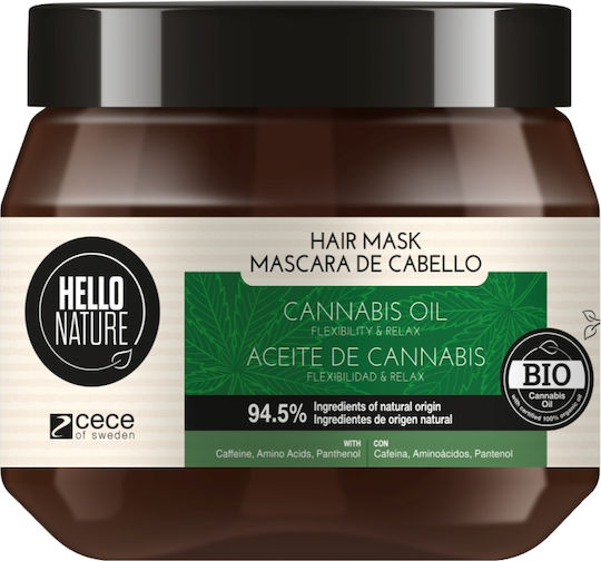 Cece of Sweden Hello Nature Hair Mask for Repairing with Cannabis 250ml