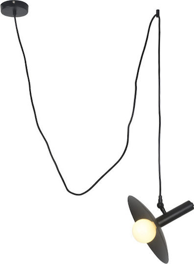 Aca Wakanda Pendant Light Black 25x25x220cm
