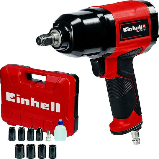 Einhell TC-PW 340 Luftschlagschrauber 1/2" mit Maximalem Drehmoment 34,67kgm