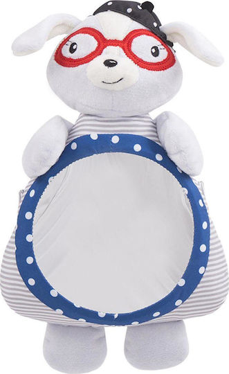 Kikka Boo Animăluț Plush Mirror Love Rome Boy din Țesătură pentru 0++ Luni