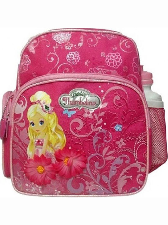 Paxos Barbie Thumbelina School Bag Backpack Elementary, Elementary in Red color