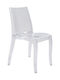 Cristal Kitchen Polypropylene Chair Transparent 50x54x84cm