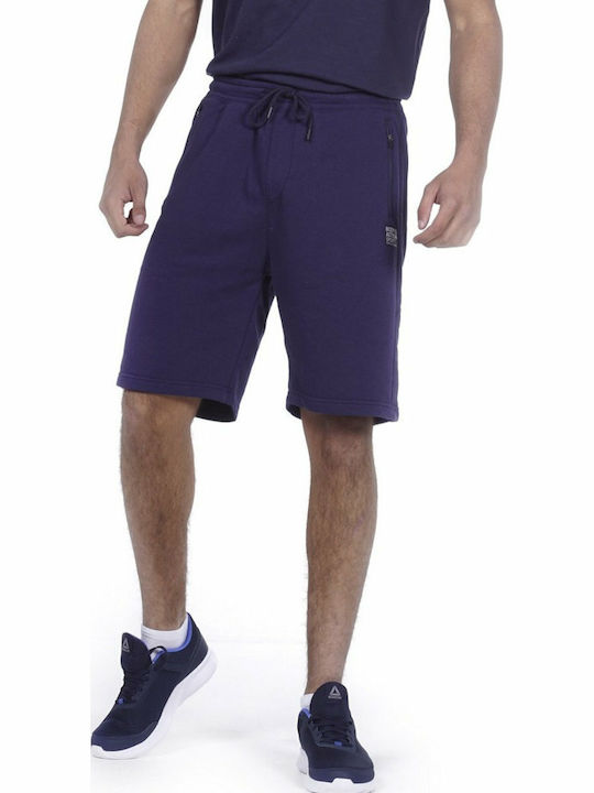 Body Action Men's Athletic Shorts Navy Blue