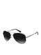 Polaroid Men's Sunglasses with Silver Metallic Frame and Grey Gradient Polarized Lens PLD 6012/N/NEW 6LB/WJ