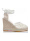 Sante Women's Platform Espadrilles White