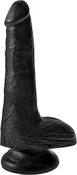 King Cock Realistisches Dildo mit Hoden und Sau...