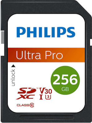 Philips Ultra Pro SDXC 256GB Class 10 U3 V30 A1 UHS-I