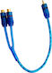 Cable RCA male - RCA female 0.33m 001630