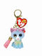 TY Keychain Wallet Cat Fabric Pink