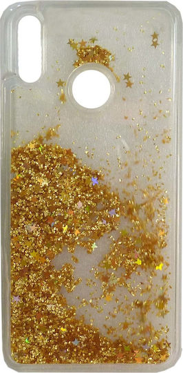 Back Cover Σιλικόνης Χρυσό (Huawei Y6 2019)