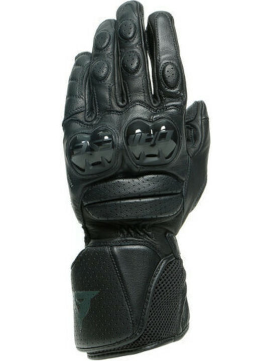 Dainese Impeto Καλοκαιρινά Ανδρικά Γάντια Μηχανής Δερμάτινα Αδιάβροχα Μαύρα