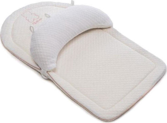 Kikka Boo Anatomisch Matratze Moseskorb / Tragetasche Tummy Time mit Memory Foam 50cmx80cmx1.5cm