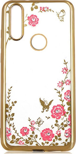 Back Cover Σιλικόνης Χρυσό (Huawei Y7 2019 / Y7 Prime 2019)