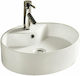 Pyramis Pelagia Vessel Sink Porcelain 51x42.5x15cm White