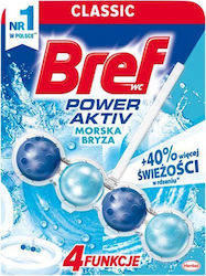 Bref Power Activ Block Toilet with Scent Ocean 4x50gr