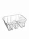 Homestyle Στραγγιστήρι Γούρνας Μεταλλικό Ασημί 39.5x30x14.5cm