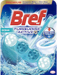 Bref Power Active Block Toilette mit Duft Türkis 4x50gr