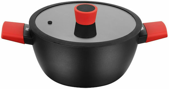 Pal Red Deep Pot made of Aluminum 10lt / 28cm