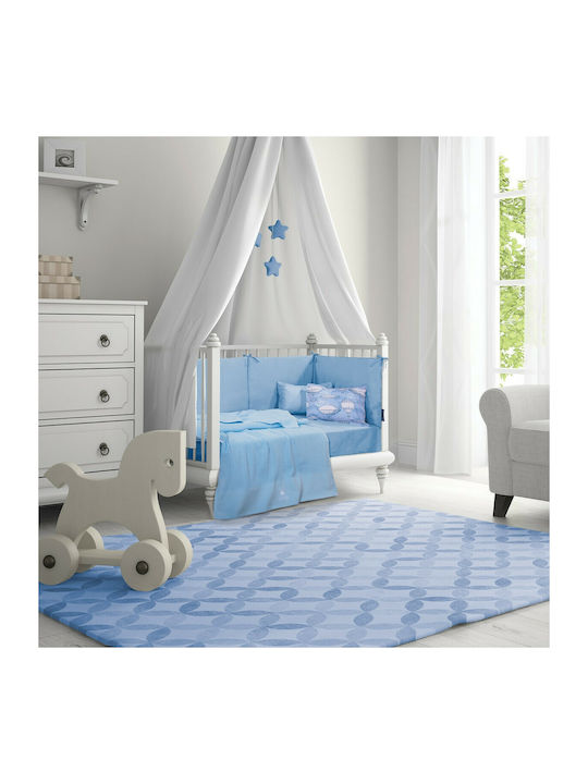 Greenwich Polo Club Blanket Cot 2964 Knitted Light Blue 110x150cm