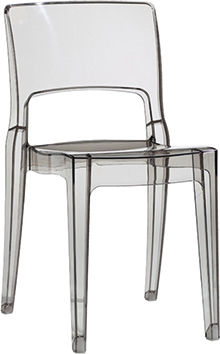 Outdoor-Stuhl Polypropylen Isy Transparent 45x52x81εκ.